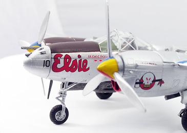 P38 Lighting - Elsie 49th FG Com Col Clay Tice, 1:72, Witty Wings 