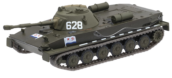 PT-76, Amphibious Combat Tank, Soviet Army, 1953/1969, 1:72, DeAgostini 