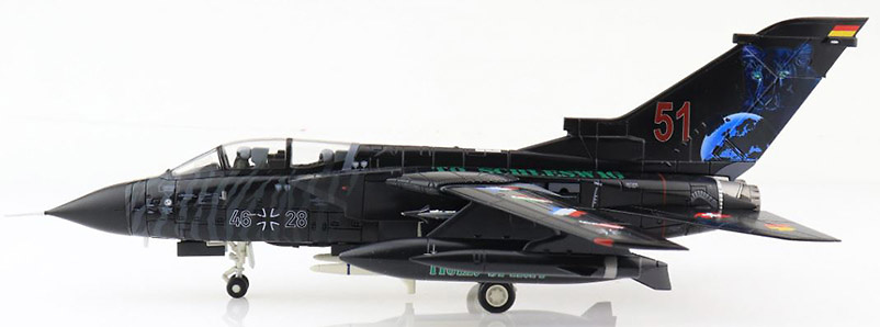 Panavia Tornado ECR, Luftwaffe TaktLwG 51 Immelmann, 46+28, BA de Schleswig, OTAN Tiger Meet 2014, 1:72, Hobby Master 