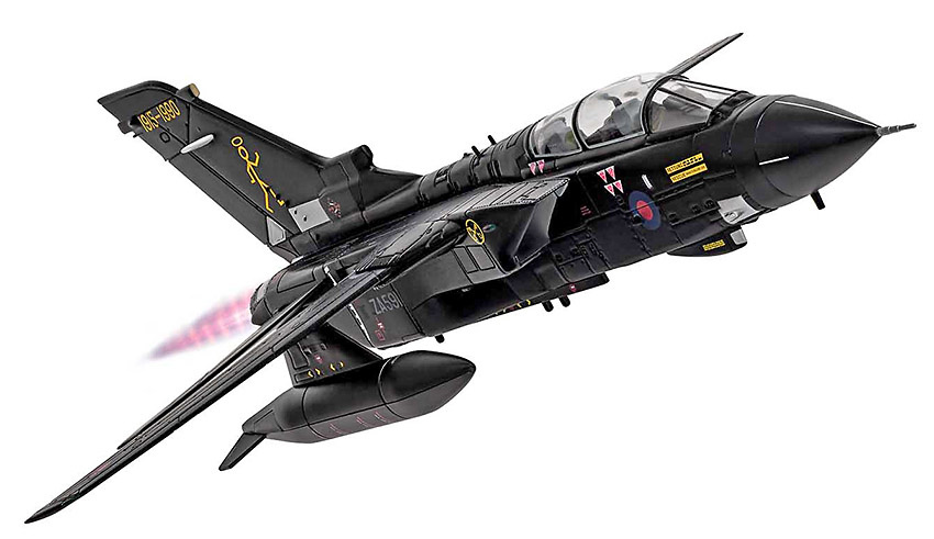 Panavia Tornado GR1-ZA591 FN RAF No 16 Squadron 75th Anniversary Scheme, 1/72, Corgi 