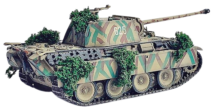 Panther Ausf.G Early Production w/Shrub Camouflage, 1/72, Dragon Armor 