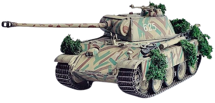 Panther Ausf.G Early Production w/Shrub Camouflage, 1/72, Dragon Armor 