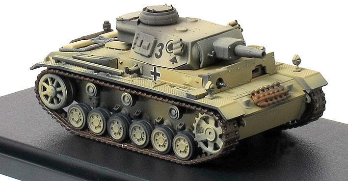 Panzer III Ausf.N, 15.Pz.Div., Afrikakorps, 1943, 1:72, Panzerstahl 