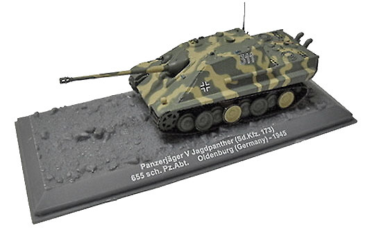 Panzerjäger V Jagdpanther (Sd.kfx.173) 655 sch.pz.abt Oldenburg Germany, 1945, 1:72, Altaya 