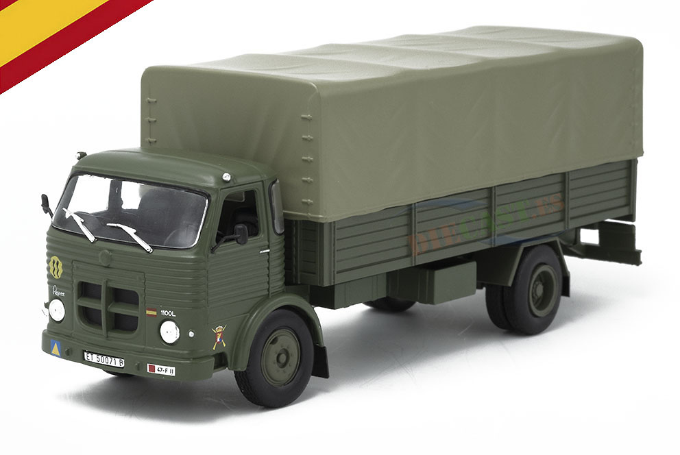 Pegaso Comet 1100L Truck, Spanish Army, 1963, 1/43, Salvat 