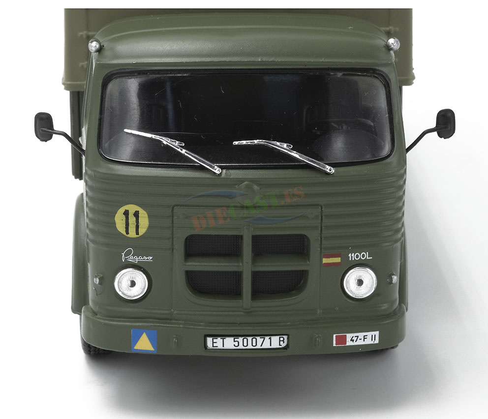 Pegaso Comet 1100L Truck, Spanish Army, 1963, 1/43, Salvat 