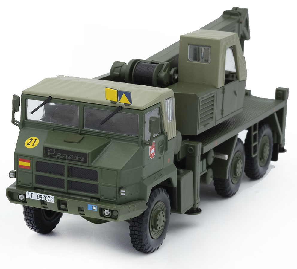 Pegaso Crane Truck 7323, Spanish Army, 1963, 1/43, Salvat 