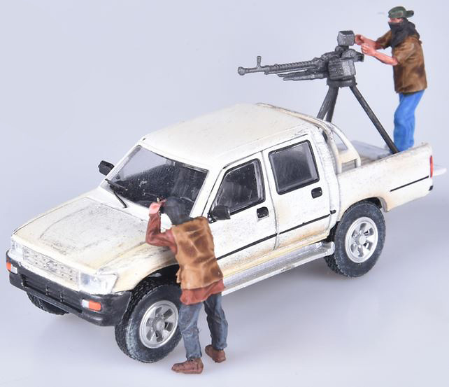 Pickup with DSHK (figures not included), 1:72, Panzerkampf 