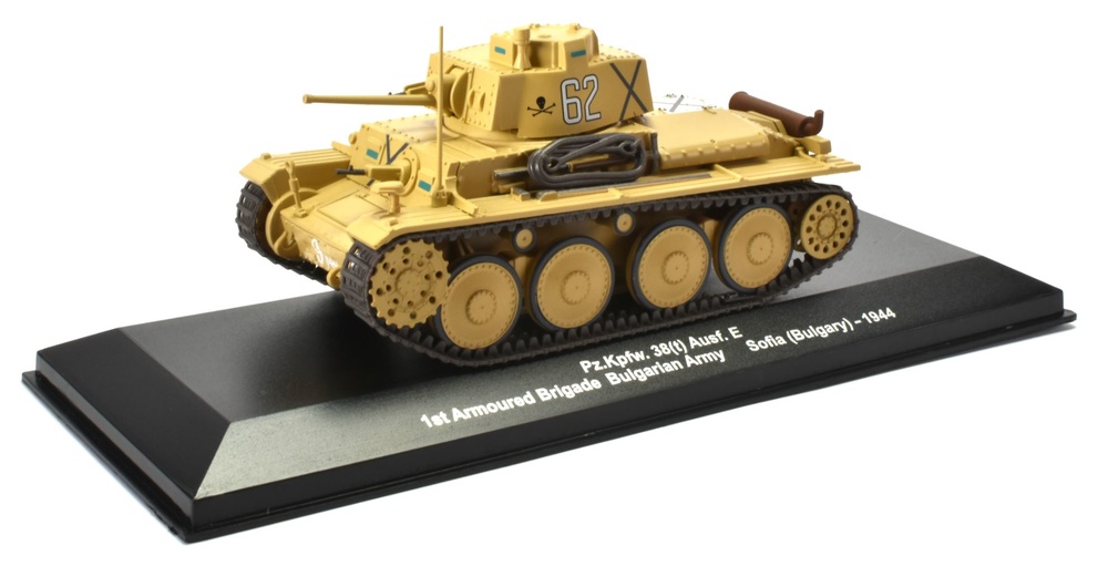 Pz. Kpfw. 38, Ausf. E 1st Armored Brigade Bulgarian Army, Sofia, 1944, 1:43, Atlas 