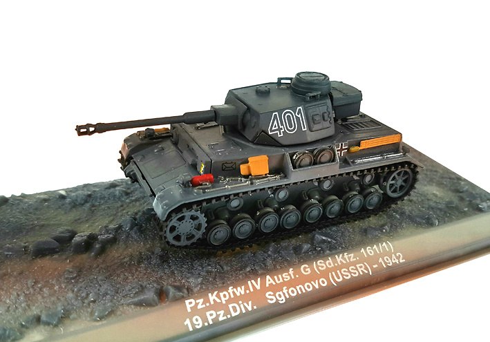 Pz.Kpfw IV Ausf.G (Sd.Kfz.161/1) 19.Pz.Div., Sgfonovo, USSR, 1942, 1:72, Altaya 