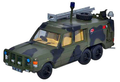 Range Rover TACR2, RAF, Camouflage, 1:76, Oxford 