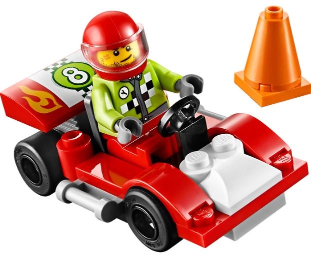 Red sports car, Lego Juniors 