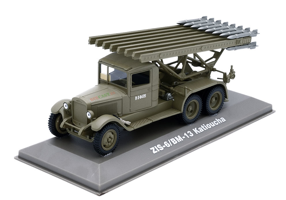 Rocket launcher truck ZIS-6/BM-13 Katioucha, URSS, 1:43, Atlas 