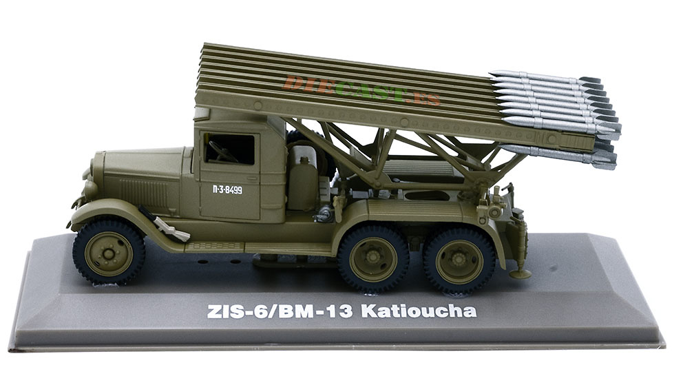 Rocket launcher truck ZIS-6/BM-13 Katioucha, URSS, 1:43, Atlas 