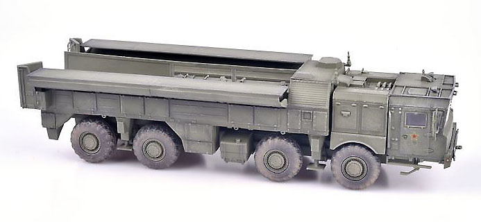 Russian 9K720 Iskander-k cruise missile MZKT chassis, 1:72, Modelcollect 