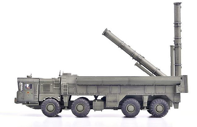 Russian 9K720 Iskander-k cruise missile MZKT chassis, 1:72, Modelcollect 