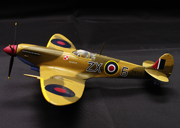 SPITFIRE MK.IX, RAF 145Sqn, Desert Camo ZX-6 / EN315, 1943, 1:72, Witty Wings 