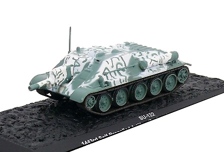 SU-122, 1443th Self-propelled Artillery Regiment, Eastern Front, 1945, 1:72, Altaya 