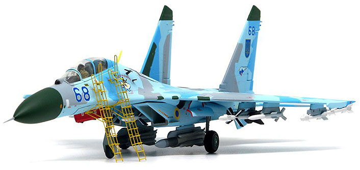 SU-27UB Flanker-C, 831 IAP, Ukranian Air Force, 2000, 1:72, JC Wings 