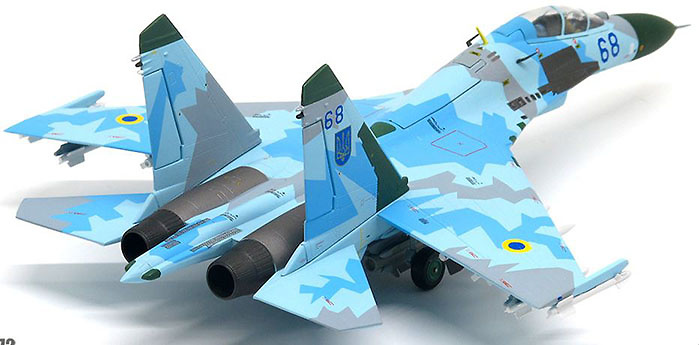 SU-27UB Flanker-C, 831 IAP, Ukranian Air Force, 2000, 1:72, JC Wings 