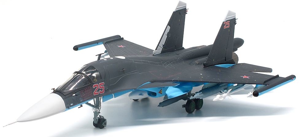 SU-34 Fullback, Hmeimim AB, Syria, Russian Air Force, 2015, 1:72, JC Wings 