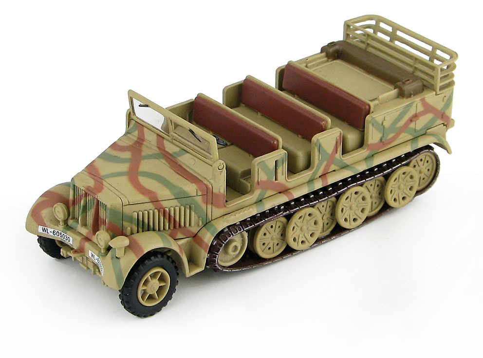 Sd. Kfz. 7 German 8 Ton Half Track, WL605030, WW2, 1:72, Hobby Master 