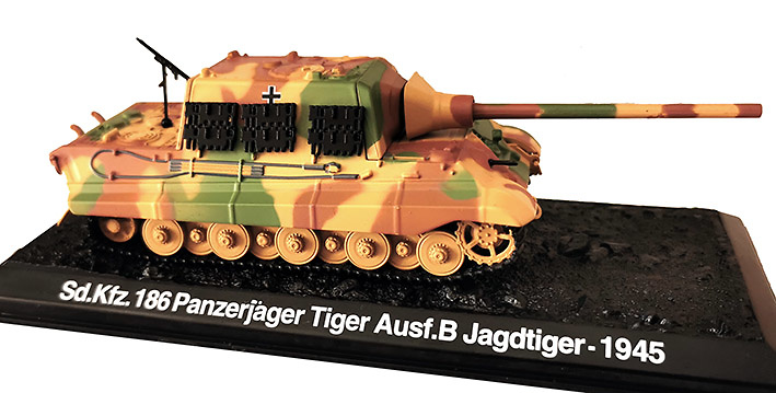 Sd.Kfz. 186 Panzerjager Tiger Ausf.B Jagdtiger, WWII, 1945, 1:72, Panzerkampf 