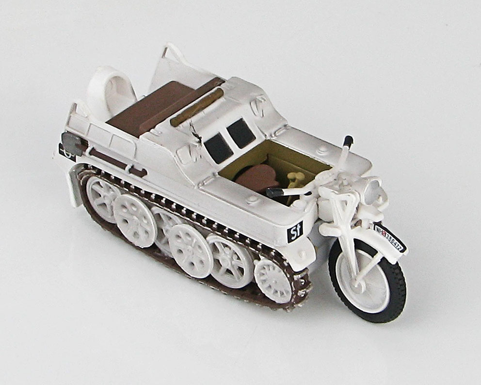 Sd.Kfz. 2 Kettenkrad C. 1st Skijager-Brigade, Russia, Winter 1944, 1/48, Hobby Master 