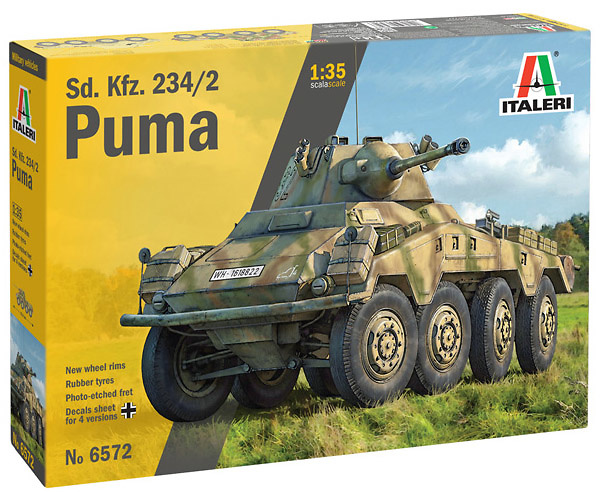 Sd.Kfz. 234/2 Puma, Germany, WWII, 1:35, Italeri 