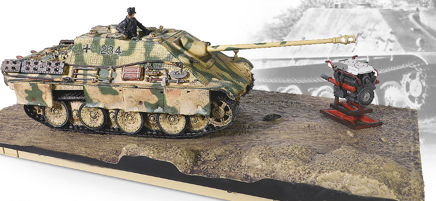 Sd.Kfz.173 Jagdpanther Ausf.G1 (With Zimmerit), Battle of Normandy, 1944, 1:32, Forces of Valor 