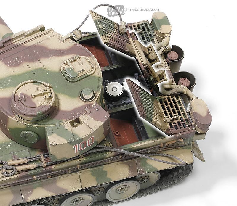 Sd.Kfz.181 PzKpfw VI Tiger Ausf. E heavy tank Tiger I (Early production), 1:32, Forces of Valor 