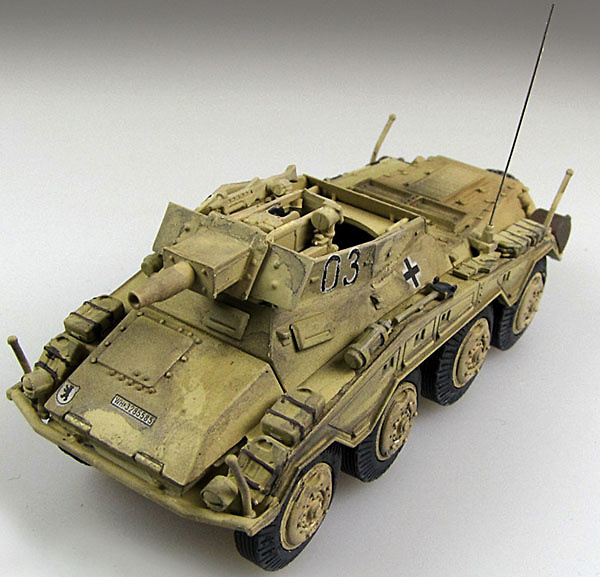 Sd.Kfz.234/3 Puma, 3.Panzer Div., Hungary, February 1945, 1:72, Panzerstahl 