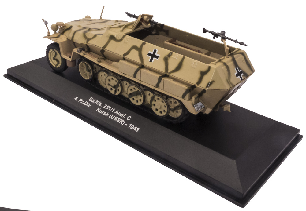 Sd.Kfz.251/1 Ausf.C, 4ª División Panzer, Kursk, URSS, 1943, 1:43, Atlas 