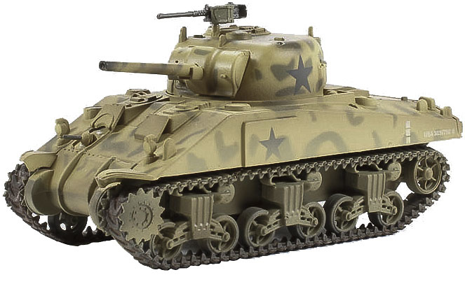 Sherman M4, 4th Armoured Division, 1:72, Easy Model 