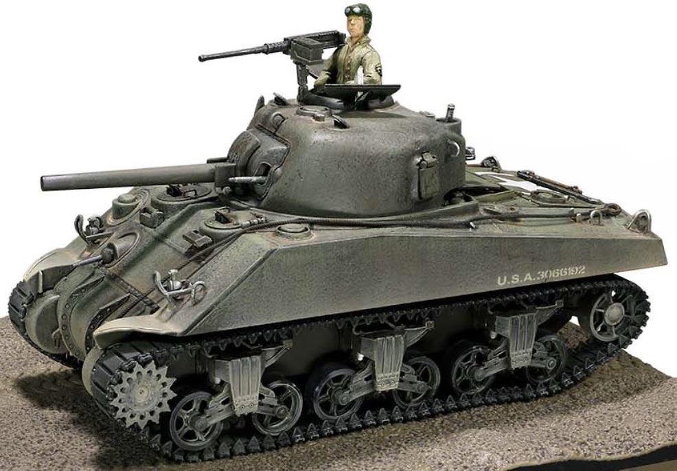 Sherman M4 (75) 753th Tank Battalion, Gustav Line, Italy 1944, 1:32, Forces of Valor 