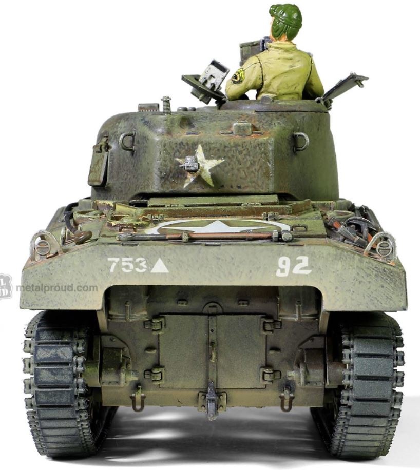 Sherman M4 (75) 753th Tank Battalion, Gustav Line, Italy 1944, 1:32, Forces of Valor 