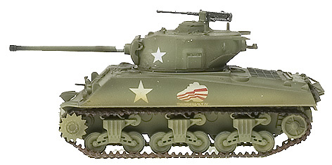 Sherman M4A3, 37th Tank Battallion, USA, 1:72, Easy Model 