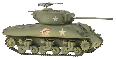 Sherman M4A3, 37th Tank Battallion, USA, 1:72, Easy Model 