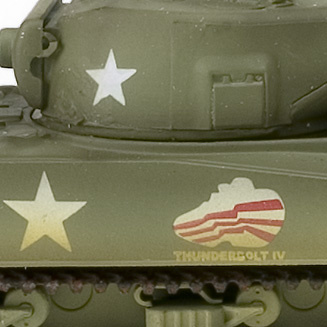 Sherman M4A3, 37th Tank Battallion, USA, 1:72, Easy Model 