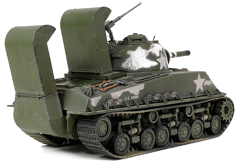 Sherman M4A3 (105) HVSS U.S. 1945 WITH DEEP WADING GEAR, 1:32, Forces of Valor 