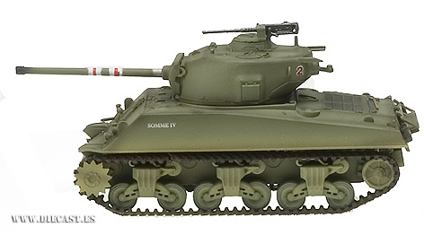 Sherman M4A3 (76)W, 4th Tank Bat., 1st Armored Division, USA, 1:72, Easy Model 