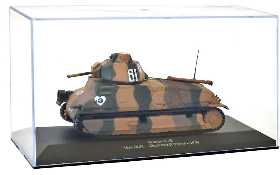 Somua S-35, 1ère DLM, Quesnoy, France, 1940, 1:43, Atlas 