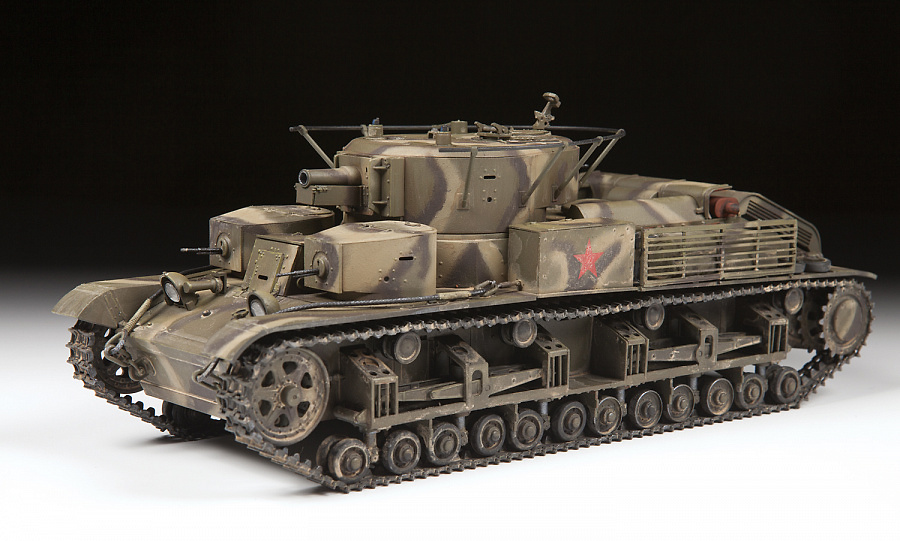 Soviet medium tank T-28, 1:35, Zvezda 