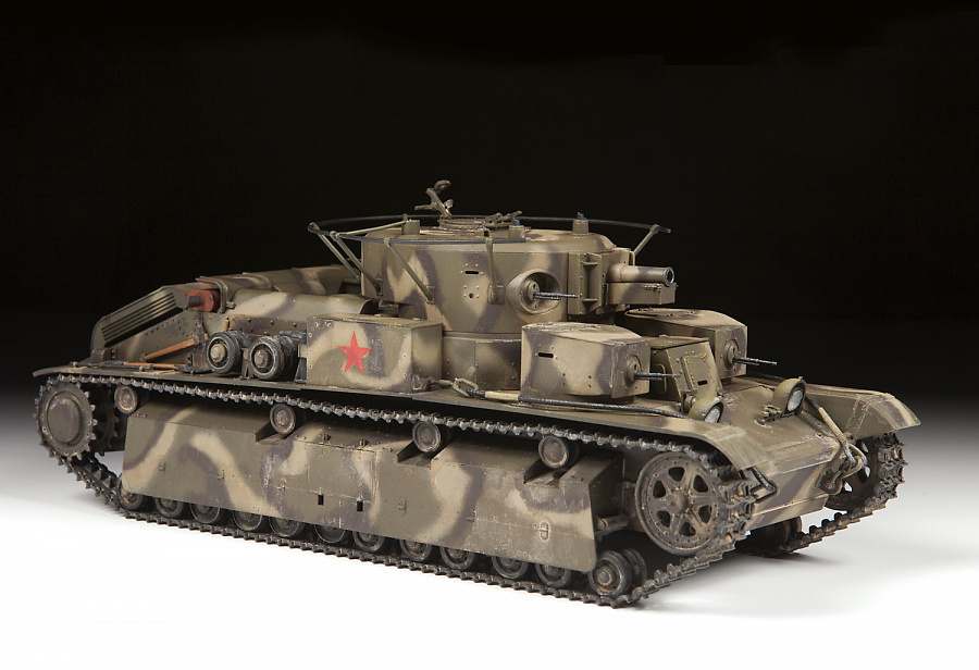 Soviet medium tank T-28, 1:35, Zvezda 