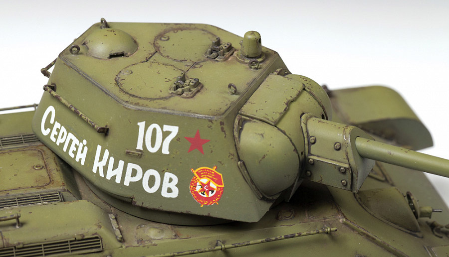 Soviet medium tank T-34/76 mod. 1942, 1:35, Zvezda 