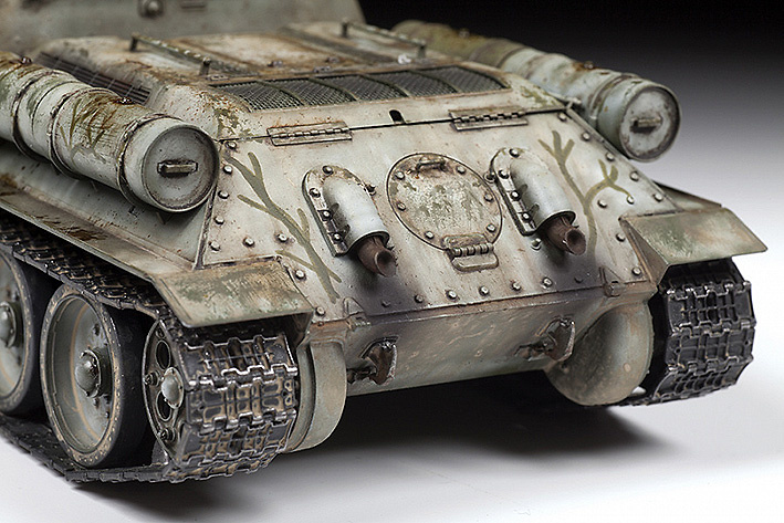 Soviet self-propelled gun Su-122, 1:35, Zvezda 