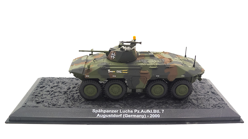 Spähpanzer Luchs Pz.AufrL.Btl. 7 Augustdorf, Germany, 2000, 1:72, Altaya 