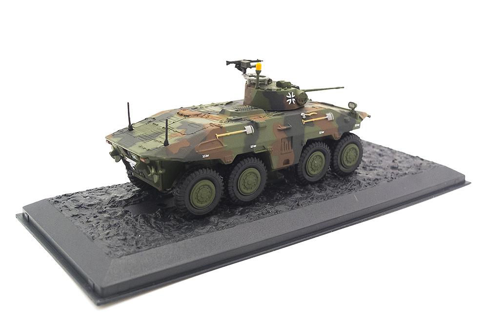 Spähpanzer Luchs Pz.AufrL.Btl. 7 Augustdorf, Germany, 2000, 1:72, Altaya 