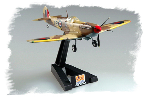 Spitfire MKV, RAF 224th, Wing Commander, 1943, 1:72, Easy Model 