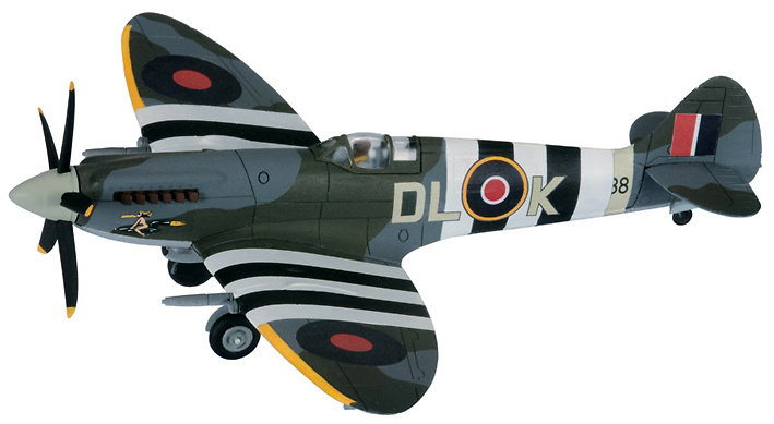 Spitfire Mk XIV - 91 Sqn RAF, Flt. Lt. H. D. Johnson, West Malling, July 1944, 1:72, Corgi 